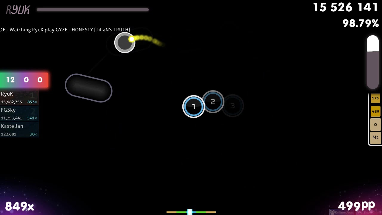 RyuK | GYZE - HONESTY [TillaN's TRUTH] +HDHR 98.86% {#1 💖 FC 888pp IF Ranked} - osu!