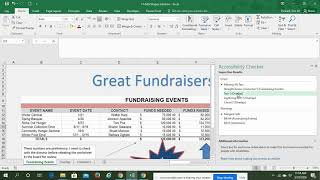 MOAC Excel 2016 L13 Step by Step - Use the Accessibility Checker