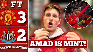 Ten Hag IN! I was wrong about Amad! Manchester United 3-2 Newcastle United | Match reaction!