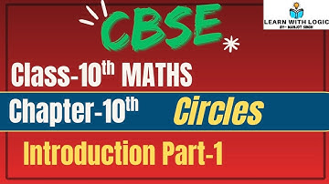 Class 10th | Chapter-10th | Circles | CBSE ncert solutions | Ex. 10.2 | INTRODUCTION | 10th NCERT 