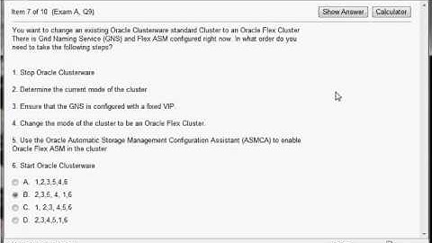 1Z0-432 Oracle Real Application Clusters 12c Essentials