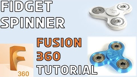 Fusion360 Tutorial #1 | How to model a Fidget Spinner for 3D Printing in Fusion 360