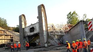 Dangerous Idiots Excavator, Dozer & Truck Operator Fails | Breaking Dam Removal With Heavy Equipment