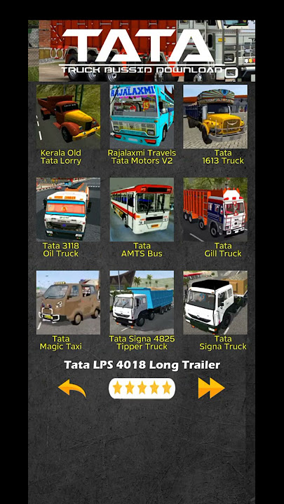 Indian Tata truck mod bussid download