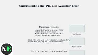 Fix “Your PIN Is Not Available” Error 0xD0000225 On Windows 11/10 – Working Fixes