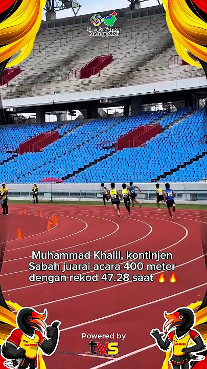 Cemerlang kontinjen Sabah dalam acara balapan! Tahniah dan syabas! 🔥