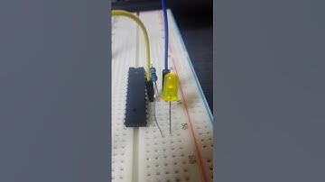 Arduino atmega328 Arduino as ISP LED Test1