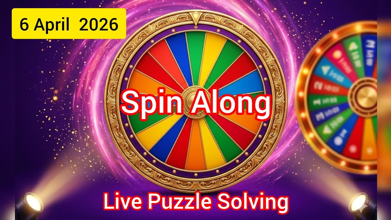 Wheel of Fortune Spin Along Live | 6 April 2026 | Puzzle Solving