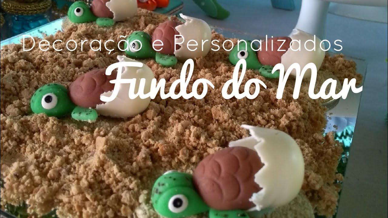 Decoração e personalizados l Fundo do mar