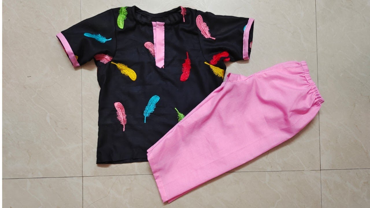 Baby pajama cutting and stitching/ babydress /baby boy pajama/ easy