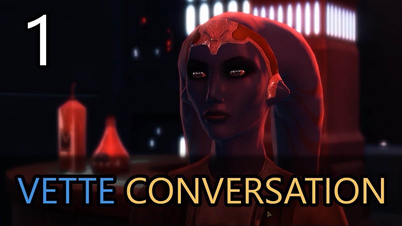 [SWTOR] Vette Conversation 1 - Welcome Vette