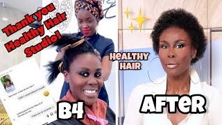 INCHES ARE GROWING & MY HAIR IS THICKER AT 57! THANK YOU HAIR STUDIO FOR DOING GOD'S WORK!🙏🏾🥹