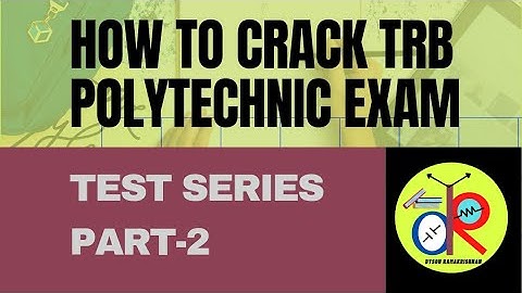 How to crack TRB Polytechnic Exam|DIGITAL ELECTRONICS | 10 MCQ | TEST SERIES-2