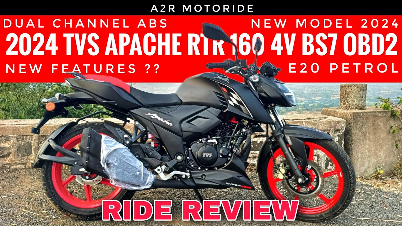 Tvs Apache 160 4V 2024 Model Test Ride Review Dual Channel ABS