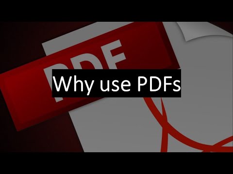 Capa de Why should you use PDF files?