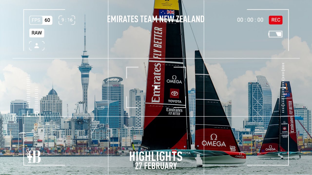 ⁣Emirates Team New Zealand LEQ12 Day 21 Summary