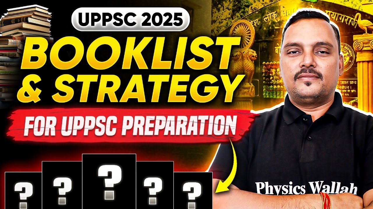 Booklist for UPPSC Preparation 2025 📗| UPPCS Booklist for Prelims ...