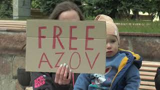 KorostenTV_14-05-24_14 травня у центрі Коростеня вперше пройшла акція "Free Azov"