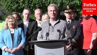 Kevin McCarthy Rips "Defund The Police" Movement At National Police Week Event