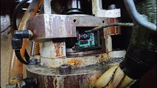 Yaskawa spindle encoder mounting, testing, spindle VS-626M5, Hitachi Seiki VM40, Heidenhain PWM21