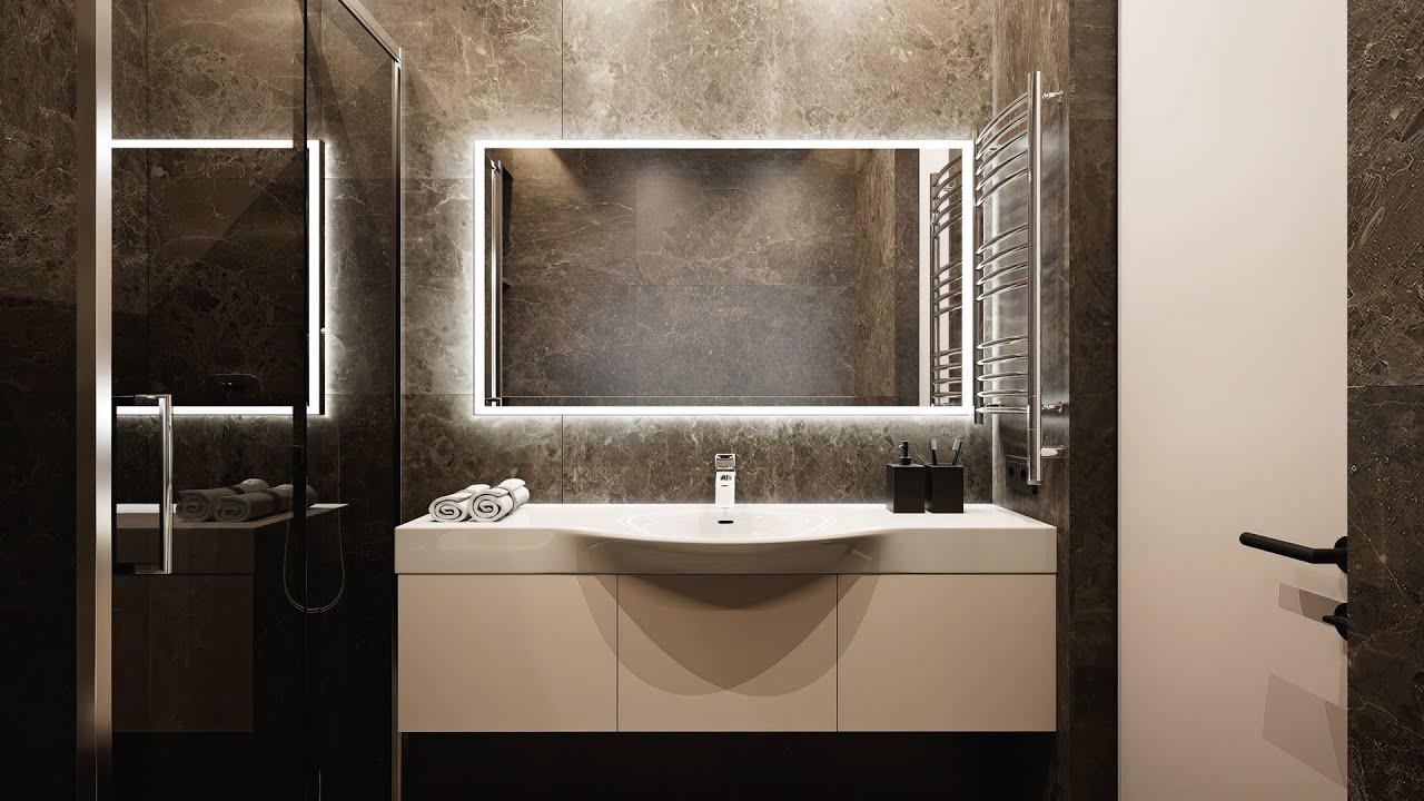 Анимация интерьера квартира 90 кв.м. в пойме реки Сатис, г. Саров ...