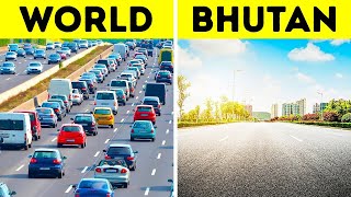 Amazing Facts About Bhutan In Hindi\/Urdu | Free Healthcare | No Homeless People | No Traffic Light