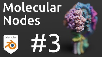 Animated COVID Spike | Molecular Nodes | Blender for Biochemists | Geometry Nodes