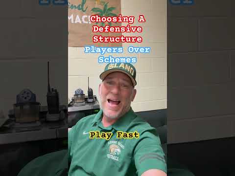 Choosing A Defensive Structure #americanfootballcoach #coachingfootball #footballdefense