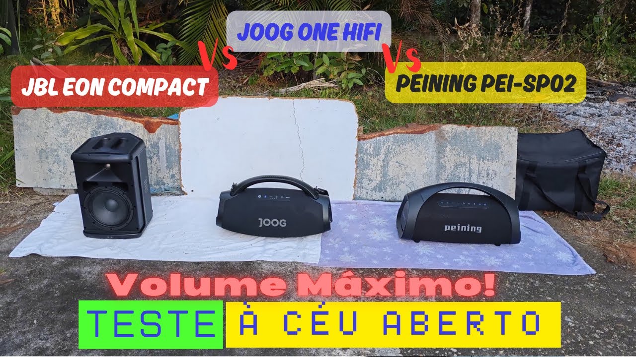 Comparativo Céu Aberto: JBL Eon Compact Pro , Joog One HiFi