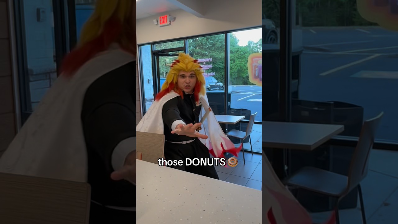 Akaza’s Donut Shop is NO JOKE 😭 #anime #demonslayer #rengoku #onepiece #ace
