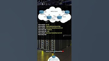 Cisco MPLS Configuration Example  | CCNP 350-401 Shorts | 1 Minute Quick Configs | IPCisco.com