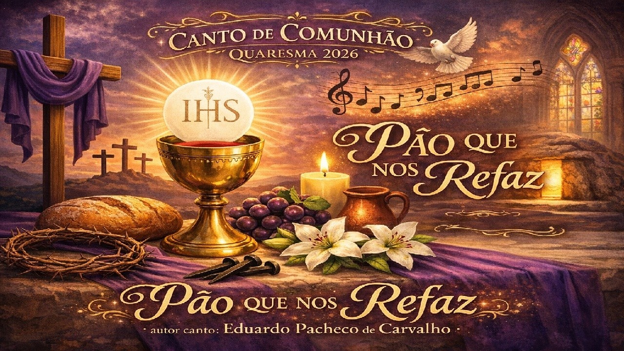 Canto de Comunhão  Quaresma 2026  Titulo  Pão que nos Refaz  Letra Descrição Quaresma