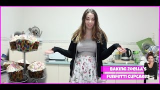 Baking Zoella's Funfetti Cupcakes