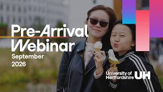 Pre-Arrival Webinar - September 2026