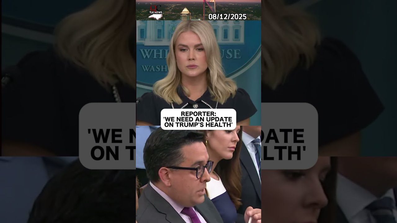  Give Us An Update On Trump S Swelling Karoline Leavitt Politics Whitehouse Usa News