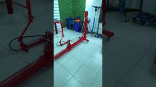 Alinhador Hidráulico Siborg 10 Toneladas Funilaria Automotiva Prolongador Curso 150mm Chassi 90mm