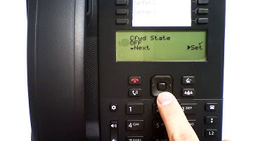 Configuring Call Forwarding on Mitel/Aastra 6865i Phone