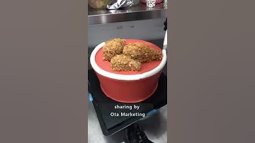 KFC CAKE | KFC Bucket Chicken Cake | How to make a KFC Cake