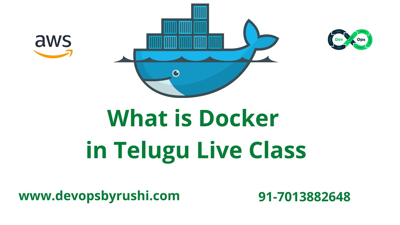 Docker Turorial in Telugu | DevOpsbyRushi | Real Time Training - YouTube