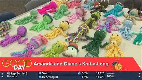 Amanda & Diane's Knit-a-Long: Knitting octopi snug...