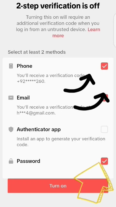 How To Fixed Tiktok 2 Step Verification setting