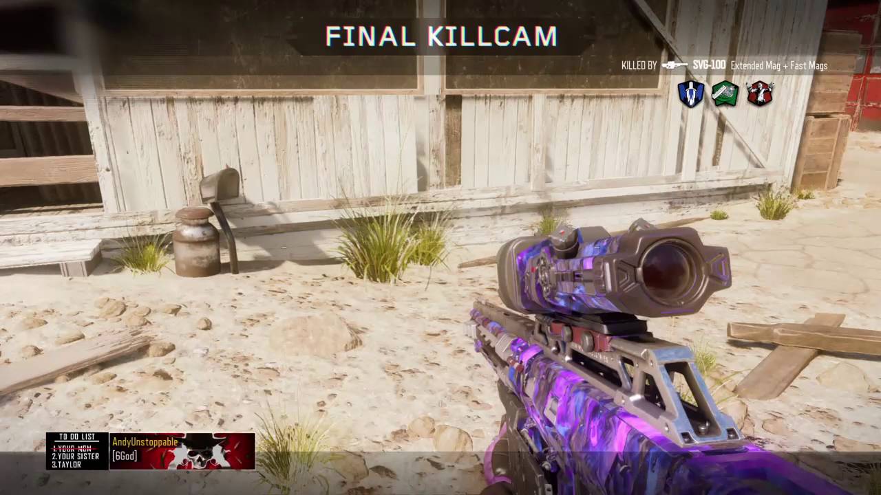 MY FIRST TRICKSHOT ON BLACK OPS 3!