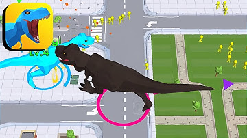 Dinosaur Rampage - All Levels Gameplay Android,ios (Part 3)