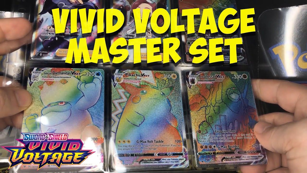 Pokemon TCG: SWSH Vivid Voltage MASTER SET. All 345 cards!