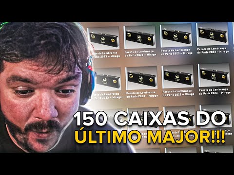 ABRINDO 150 CAIXAS DO ÚLTIMO MAJOR DE CS:GO!