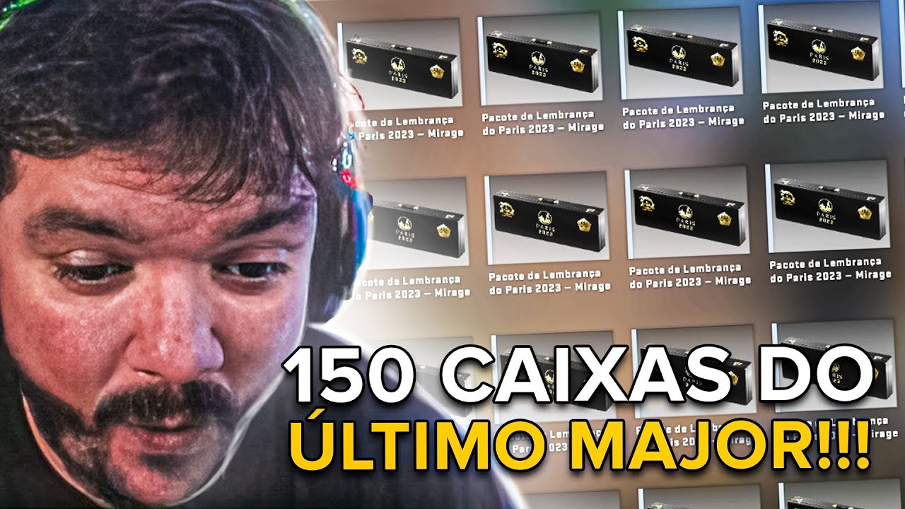 ABRINDO 150 CAIXAS DO ÚLTIMO MAJOR DE CS:GO! - YouTube