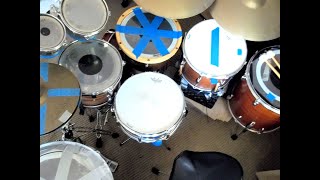 Drum Toms played with mallets