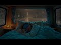🎧 Deep Sleep Ambience: Rainy Night Car Sleep with Thunder 🌧️ – Sleep Faster with White Noise