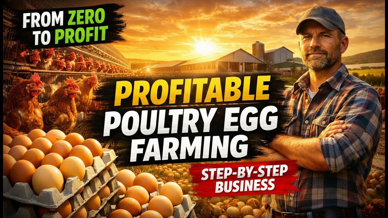 How to Start a Profitable Poultry Egg Farming Business | Step-by-Step ...