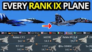 1 MATCH IN EVERY TOPTIER [RANK 9] PLANE EXPERIENCE (every nations rank 9 jets)